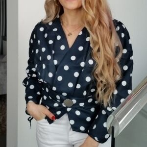 CHIC DOLLZ Polka-Dot Top
